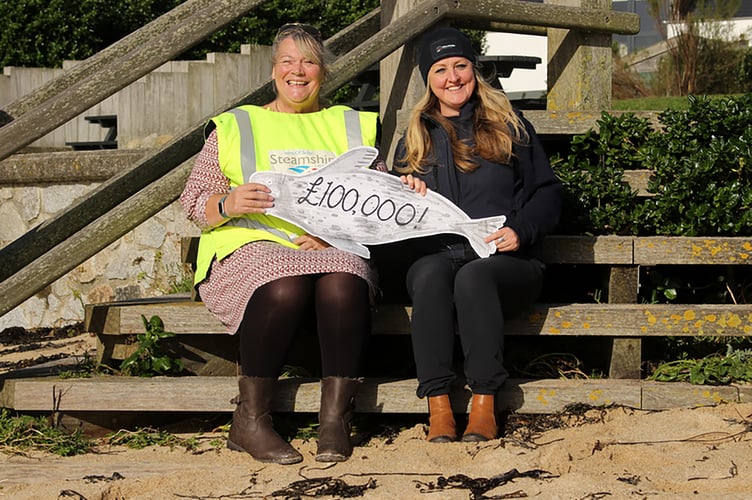 The Isles of Scilly Steamship Group have raised £100,000 for the Isles of Scilly Wildlife Trust