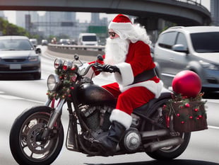 Santas riding bikes will take route through Liskeard 