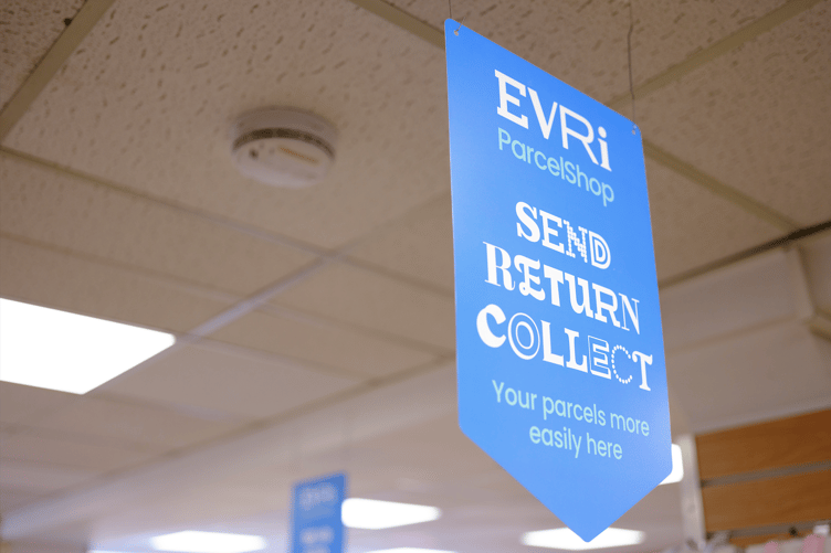 Evri post office collection scheme