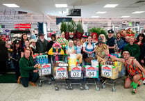 Banger rally participants hold supermarket fundraiser