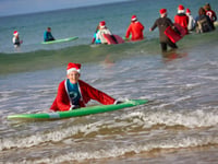 Santa surf fundraiser cancelled after SWW sewage discharge