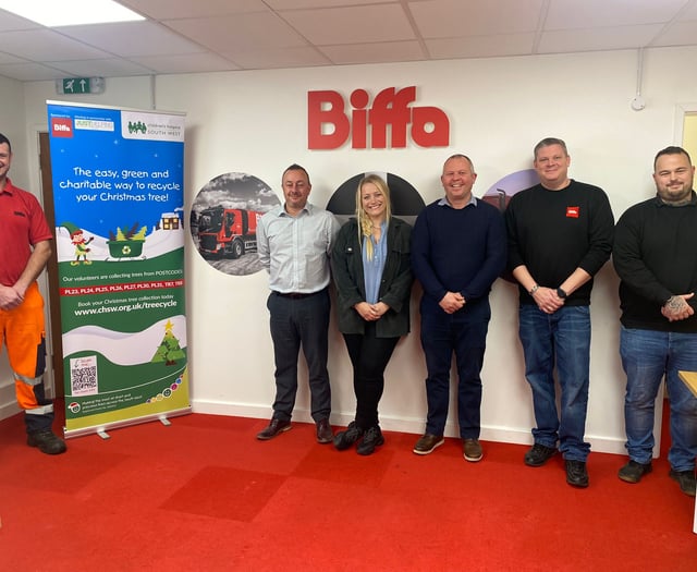 Christmas tree recycling to raise money for children’s hospice