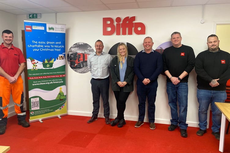 The Biffa team supporting Children’s Hospice South West