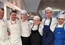Student chefs help create Cornish four-course meal at pop-up event