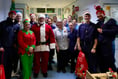 Santa makes a flying visit to Royal Cornwall Hospital