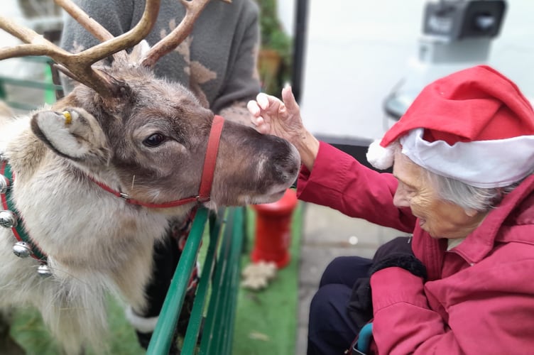 Residents with reindeers