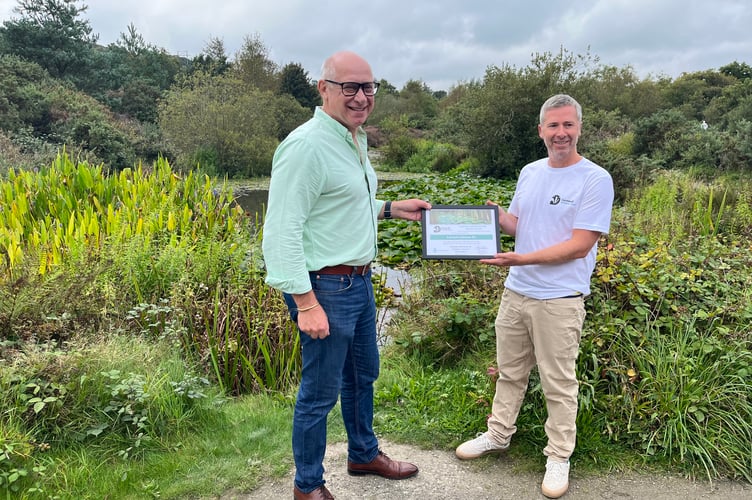 Jeremy Wrathall with Rowan Hartgroves at the Bissoe Valley Nature Reserve - 2023.jpg