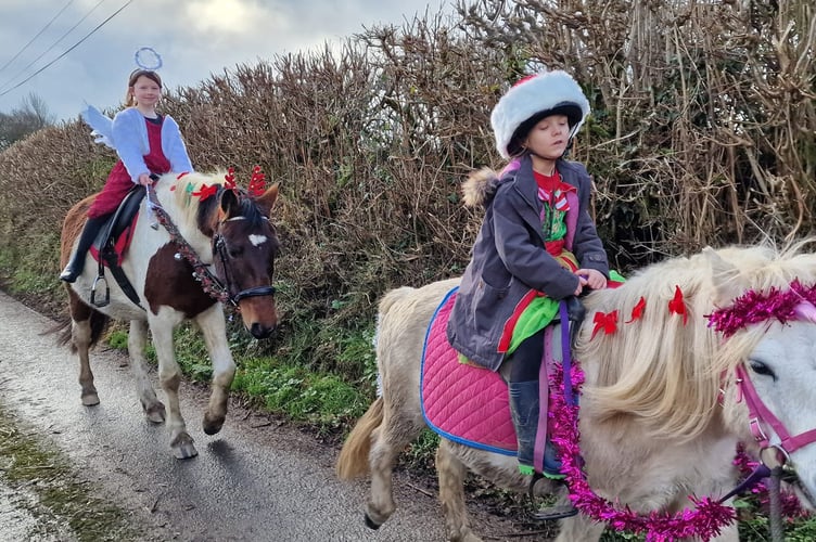 Xmas fun ride for pony charity