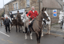 Traditional hunt held in St Columb Major on New Year's Day