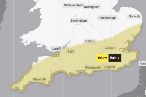 Jan 3 South West Weather Warning