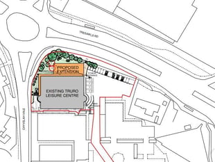 Extension proposed for Truro Leisure Centre