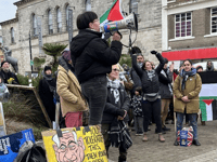 Protesters in city centre call for Gaza ceasefire