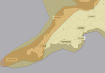 Amber weather warning issued for areas of Cornwall 