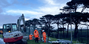 New nine-mile fence for air station