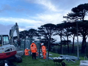 New nine-mile fence for air station