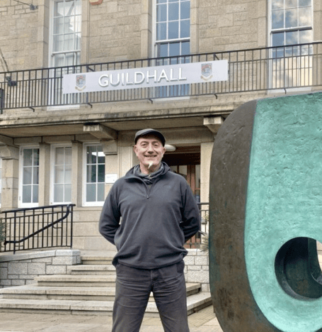 Leon Phillips has been appointed interim general manager to help with the refurbishment of St Ives Guildhall