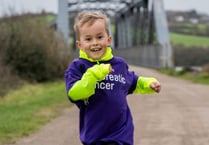 Seven-year-old’s marathon effort in memory of his ‘papa’