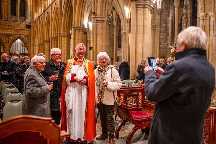 Dean Simon Installation at Truro Cathedral