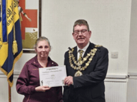 Recognition for forces veteran after work many years of raising money