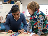 Back to school for Rishi Sunak