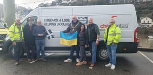 Liskeard mayor collects aid ahead of Ukraine trip
