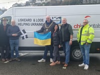 Liskeard mayor collects aid ahead of Ukraine trip