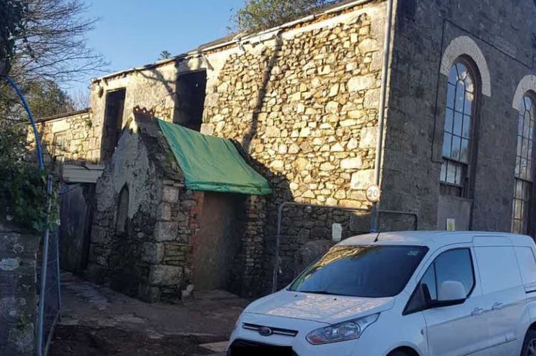 The former Penponds Methodist Church near Camborne