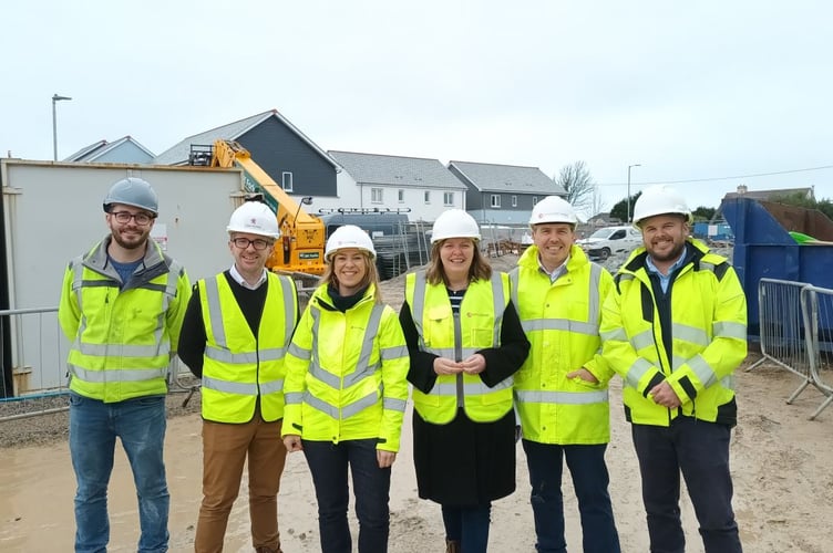 Cherilyn Mackrory visiting Quintrell Downs