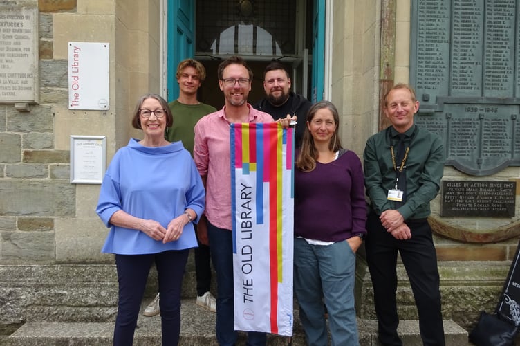 FRONT Pat Rogerson - Cornwall Councillor, Fin Irwin - Founder and Co-Director, Tash Arnold, Co-Director, Steve Facer - Good Growth Team BACK Calum McGrath - Parliamentary Assistant, Michael Muldowney - Senior Comms Officer.JPG