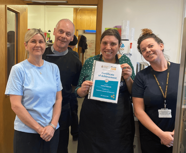 Cafe work placement proves a big success