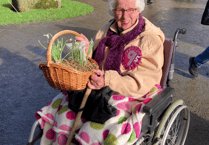 Snowdrop delight for 95-year-old Jean