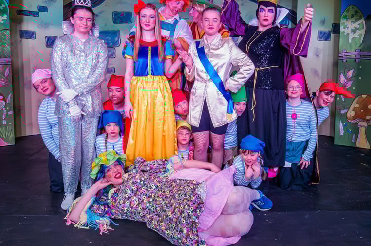 The cast of Snow White in Trewoon