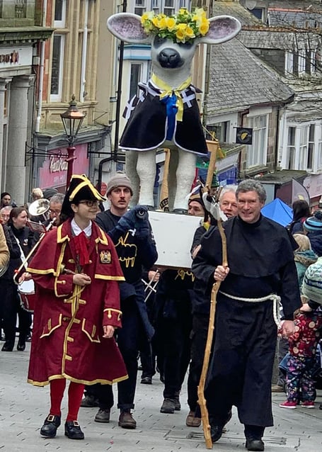 Redruth's St Piran Parade