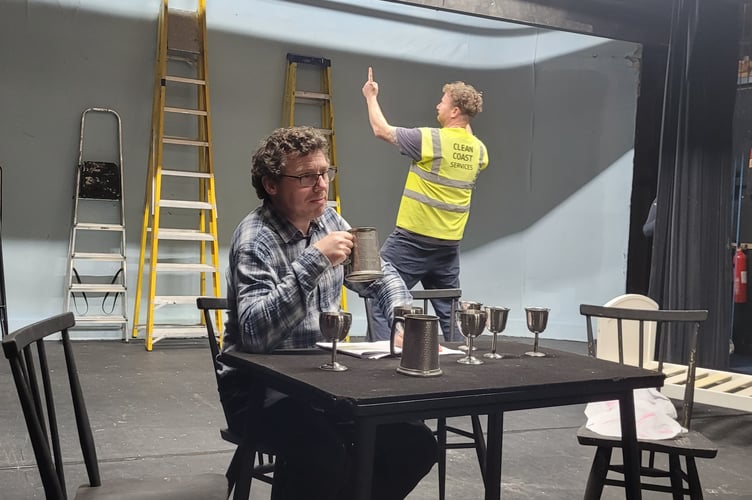 St Austell Players Chris Webb & Jason Harrison in Easy Stages.