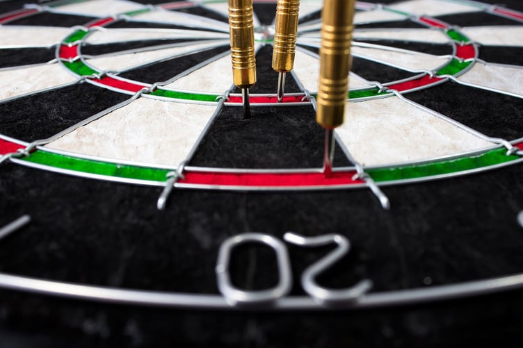 Dart board
