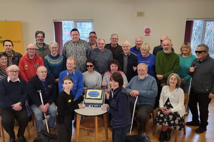 BUGS members and supporters celebrating the club’s 25th anniversary