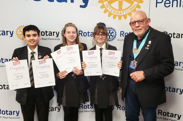 One of Camborne Science and International Academy’s winning teams