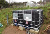 Community garden’s rainwater harvesting 