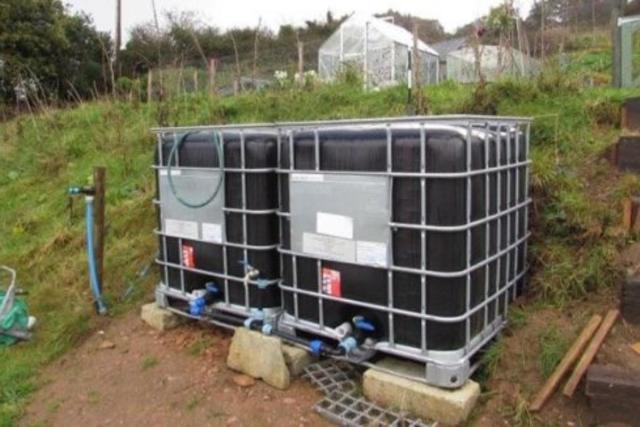 Community garden’s rainwater harvesting 