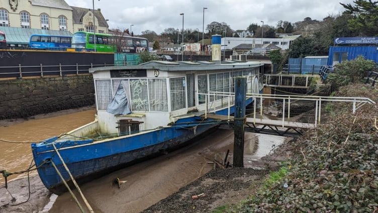 The Compton Castle pictured last month