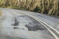 Road partially closed after pothole repair falls apart 