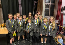 Primary school children awarded during presentation evening 