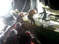 RNLI crew meeting interrupted by a shout