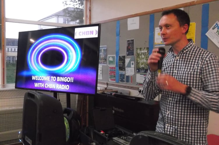 Volunteer Steve Bailey was the expert bingo caller at CHBN's charity event