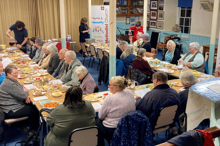 Stithians Maundy meal