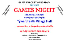 Games night to be held by community group in Tywardreath