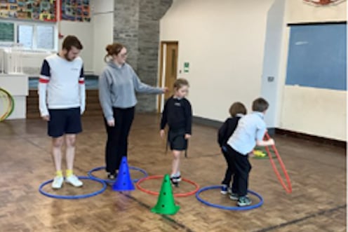 Pupils at the academies are enjoying the PE in a Box activities.