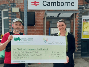 Camborne runner raises over £21,000 for children’s hospice