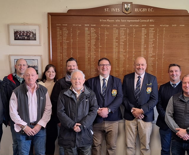 St Ives RFC grateful for corporate support
