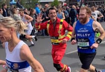 Paramedic completes London Marathon in his full Cornwall Air Ambulance kit